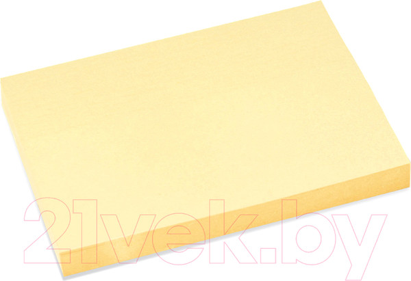 Изображение товара Блок для записей Brauberg Пастельный 76х102мм / 122691 (100л, желтый)