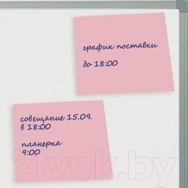 Изображение товара Блок для записей Brauberg Пастельный / 122697 (розовый)
