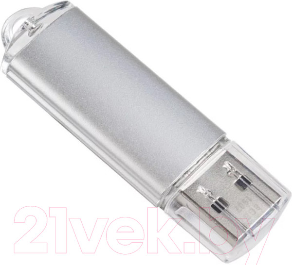 Изображение товара USB flash накопитель Perfeo 32GB E01 / PF-E01S032ES (серебристый)