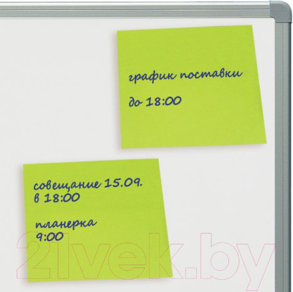 Изображение товара Блок для записей Brauberg Неоновый / 122703 (зеленый)