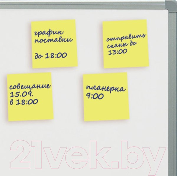 Изображение товара Блок для записей Brauberg Неоновый / 122698 (желтый)