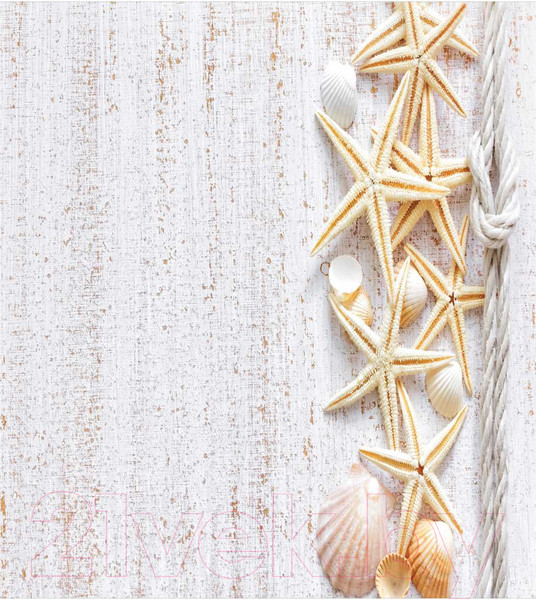 Изображение товара Шторка-занавеска для ванны JoyArty Свежесть моря / sc_11816