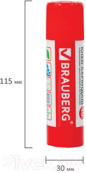 Изображение товара Клей-карандаш Brauberg 222928