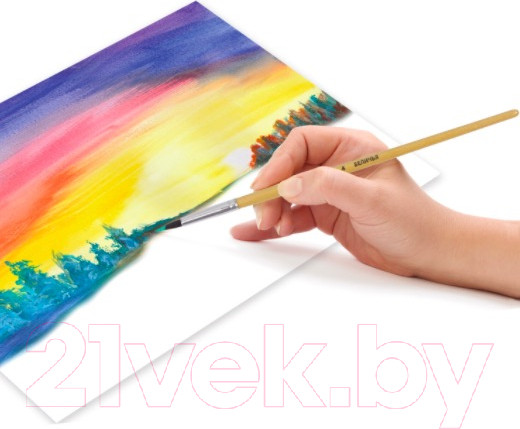 Изображение товара Набор кистей Brauberg Беличья / 200216 (3шт)