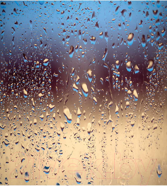 Изображение товара Шторка-занавеска для ванны JoyArty Влажное стекло / sc_19803