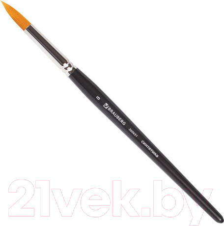 Изображение товара Кисть для рисования Brauberg Art Classic Синтетика жесткая 8 / 200651 (круглая)
