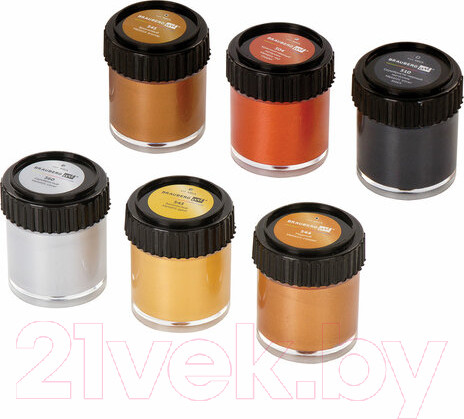 Изображение товара Акриловые краски Brauberg Металлические цвета / 191717 (6шт)