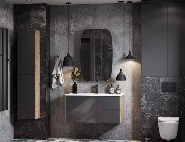 Изображение товара Тумба под умывальник Акватон Сохо 100 (1A258201AJA00)