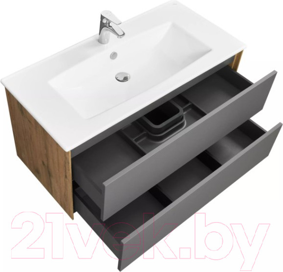 Изображение товара Тумба под умывальник Акватон Сохо 100 (1A258201AJA00)