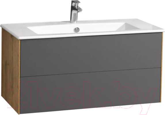 Изображение товара Тумба под умывальник Акватон Сохо 100 (1A258201AJA00)