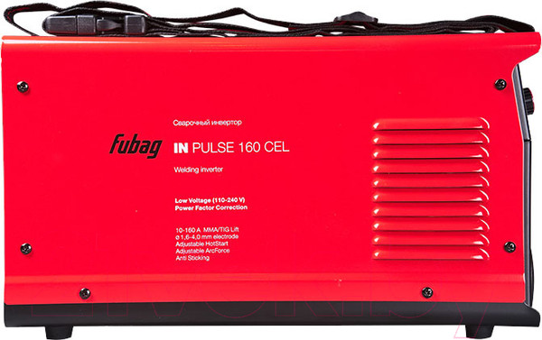 Изображение товара Инвертор сварочный Fubag In Pulse 160 CEL (31798)
