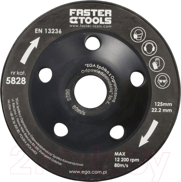 Изображение товара Алмазная чашка Faster Tools 5828