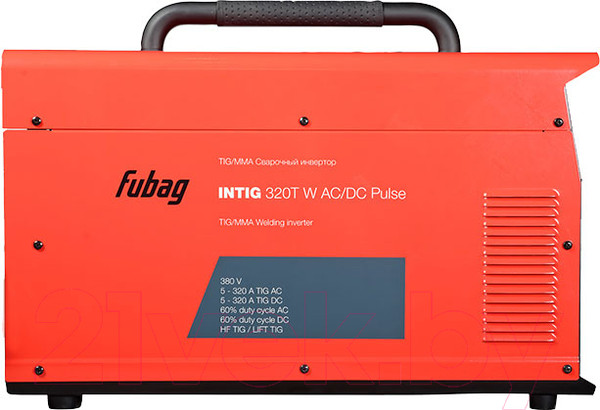 Изображение товара Инвертор сварочный Fubag INTIG 320 T W AC/DC Pulse / 31455.2 (с горелкой)