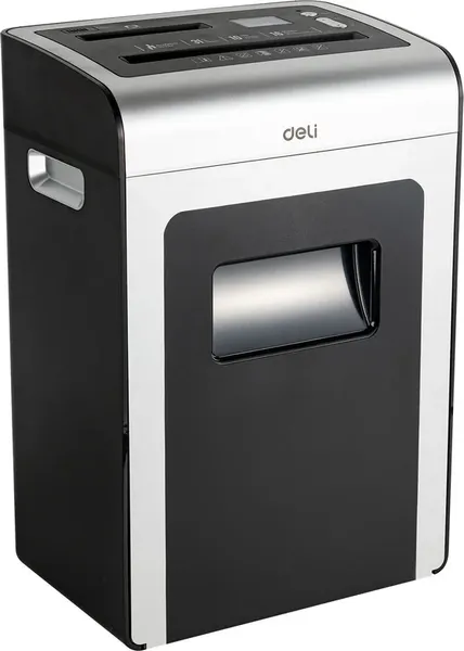 Изображение товара Шредер Deli E9917-EU (черный/белый)