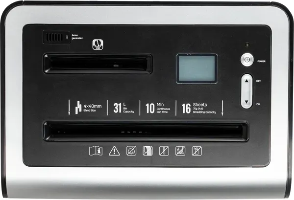 Изображение товара Шредер Deli E9917-EU (черный/белый)