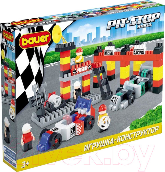 Изображение товара Конструктор Bauer Pit Stop Гоночная машина / 821 (170эл)