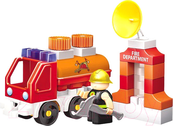 Изображение товара Конструктор Bauer Fireman Пожарная машина с цистерной / 738 (35эл)