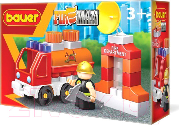 Изображение товара Конструктор Bauer Fireman Пожарная машина с цистерной / 738 (35эл)