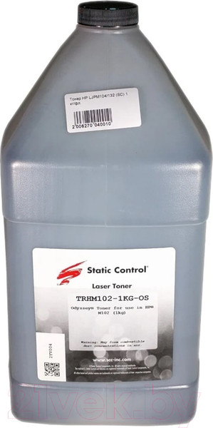 Изображение товара Тонер для принтера Static Control TRHM102-1KG-OS