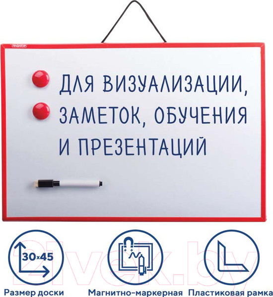 Изображение товара Магнитно-маркерная доска Пифагор 231719