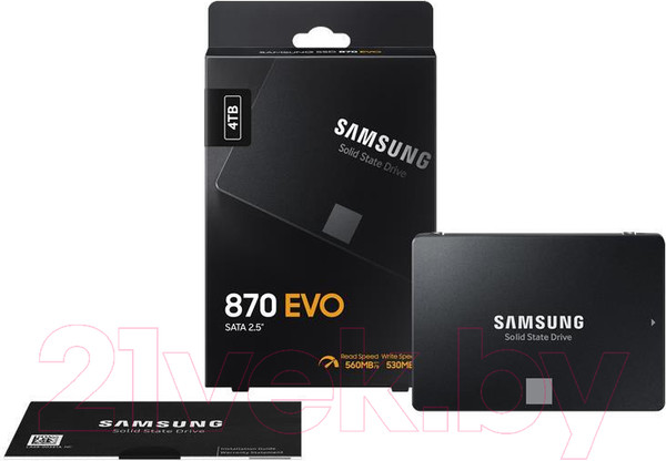 Изображение товара SSD диск Samsung 870 Evo 4TB (MZ-77E4T0BW)