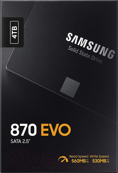 Изображение товара SSD диск Samsung 870 Evo 4TB (MZ-77E4T0BW)