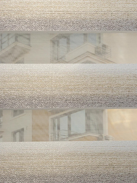 Изображение товара Рулонная штора Lm Decor Дабл ДН LB 55-02 200x185 (бежевый/серый)