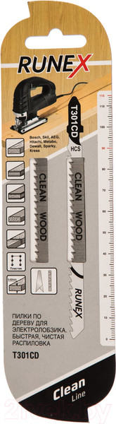 Изображение товара Набор пильных полотен Runex 555115-2 (2шт)