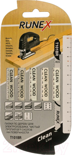 Изображение товара Набор пильных полотен Runex 555114 (5шт)