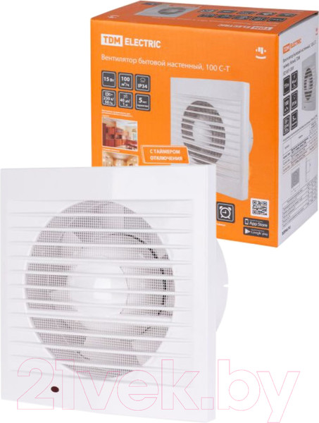 Изображение товара Вентилятор накладной TDM SQ1807-2002