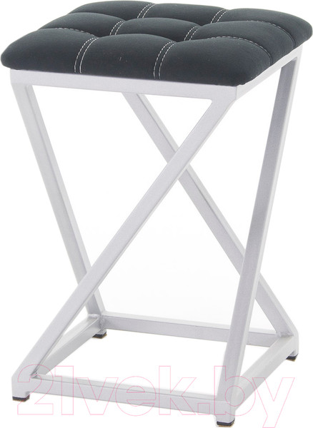 Изображение товара Табурет AMC Comfort 8.5.1 (ткань черный/серебристый)