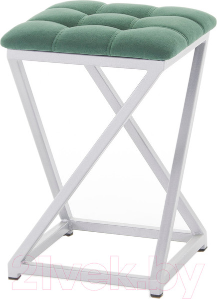 Изображение товара Табурет AMC Comfort 8.5.9 (ткань зеленый/серебристый)