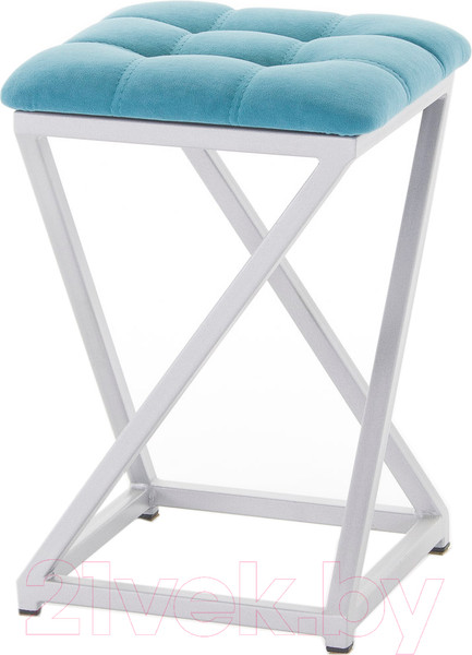 Изображение товара Табурет AMC Comfort 8.5.13 (ткань бирюзовый/серебристый)
