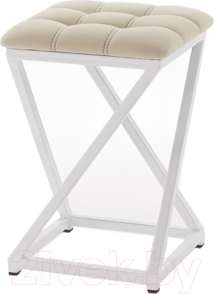 Изображение товара Табурет AMC Comfort 8.6.3 (ткань бежевый/белый)