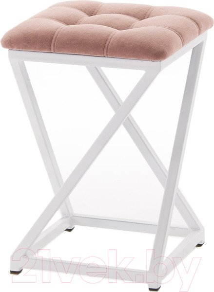 Изображение товара Табурет AMC Comfort 8.6.7 (ткань розовый/белый)