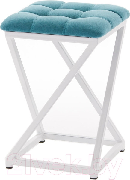 Изображение товара Табурет AMC Comfort 8.6.13 (ткань бирюзовый/белый)