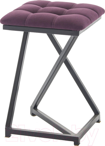 Изображение товара Табурет AMC Comfort 9.1.14 (ткань баклажан/черный)