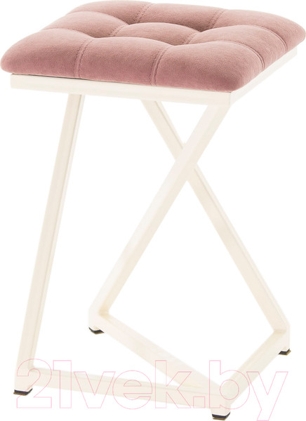 Изображение товара Табурет AMC Comfort 9.3.7 (ткань розовый/слоновая кость)