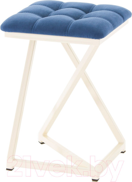 Изображение товара Табурет AMC Comfort 9.3.12 (ткань синий/слоновая кость)