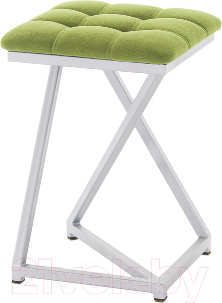 Изображение товара Табурет AMC Comfort 9.5.11 (ткань фисташковый/серебристый)