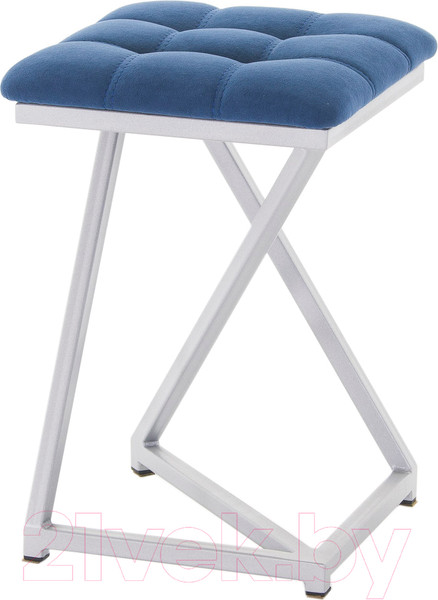 Изображение товара Табурет AMC Comfort 9.5.12 (ткань синий/серебристый)