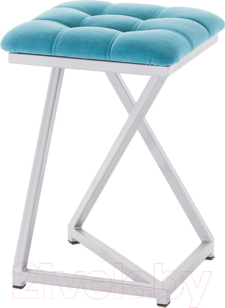 Изображение товара Табурет AMC Comfort 9.5.13 (ткань бирюзовый/серебристый)