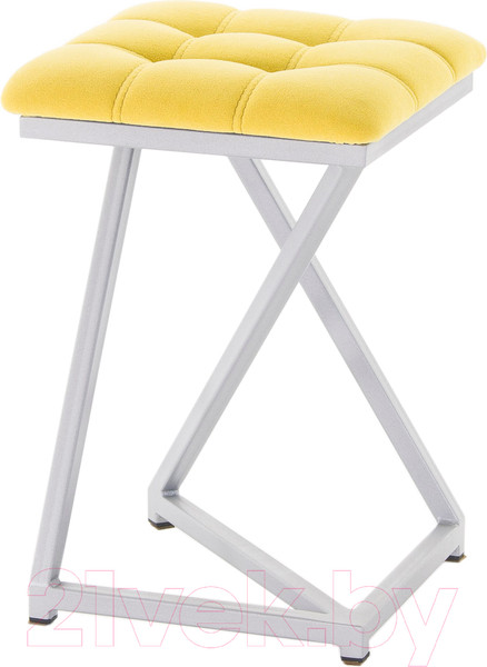 Изображение товара Табурет AMC Comfort 9.5.15 (ткань желтый/серебристый)