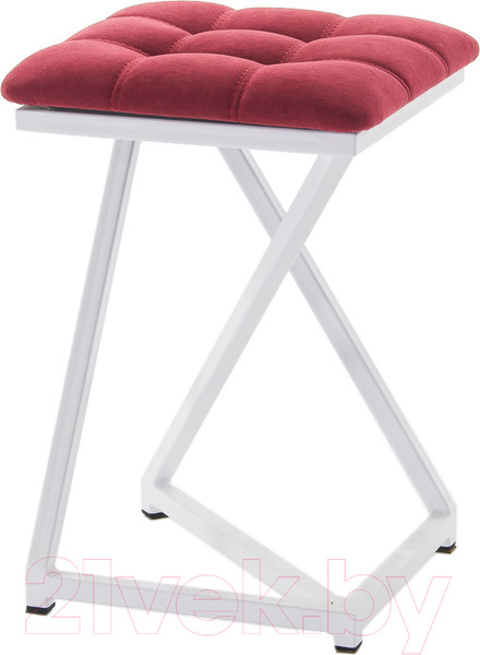 Изображение товара Табурет AMC Comfort 9.6.8 (ткань красный/белый)