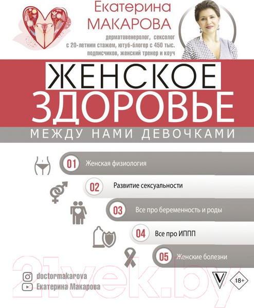 Изображение товара Книга АСТ Женское здоровье: между нами девочками (Макарова Е.)