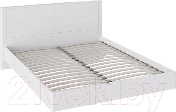 Изображение товара Двуспальная кровать ТриЯ Наоми СМ-208.01.01 160x200 (белый глянец)