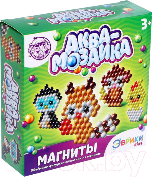 Изображение товара Развивающая игра Эврики Аквамозаика. Зверята / 3794466