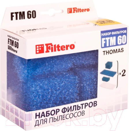 Изображение товара Комплект фильтров для пылесоса Filtero FTM 60 TMS 