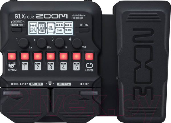 Изображение товара Процессор электрогитарный ZOOM G1X Four