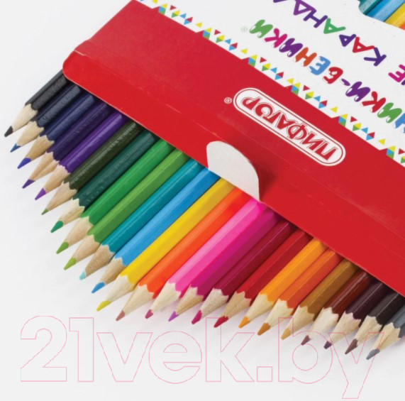 Изображение товара Набор цветных карандашей Пифагор Эники-Беники / 181348 (24шт)